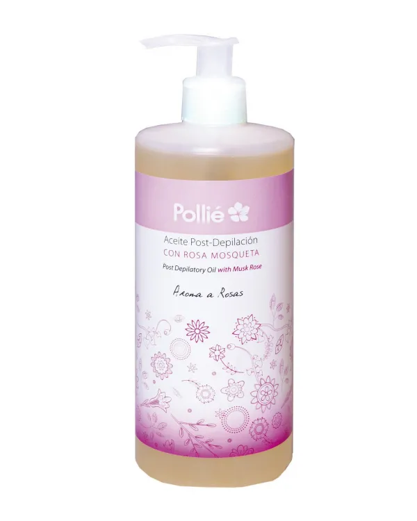 Aceite Post-Depil Depilacion Cera 500ML Rosa Mosqueta Estetica ProfesionaL